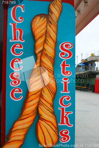 Image of Cheese Sticks Sign