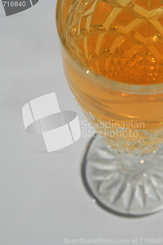Image of Crystal Glass with a Drink