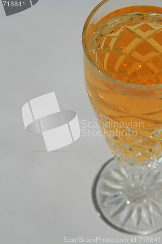 Image of Crystal Glass with a Drink