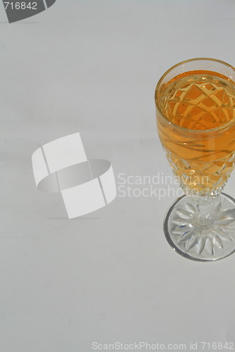 Image of Crystal Glass with a Drink