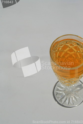 Image of Crystal Glass with a Drink