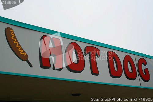 Image of Hot Dog Sign