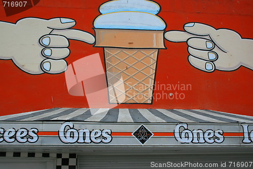 Image of Ice Cream Sign