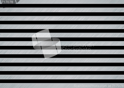 Image of brushed metal slat