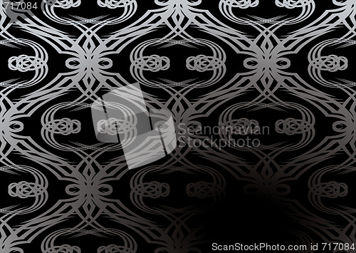 Image of silver tangle wallpaper