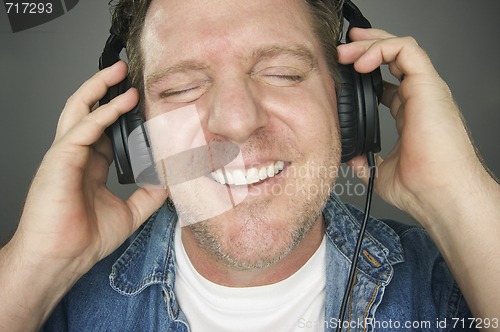 Image of Man Wearing Headphones