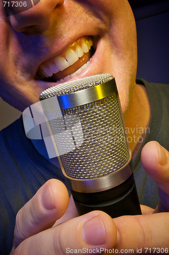 Image of Vocalist & Microphone