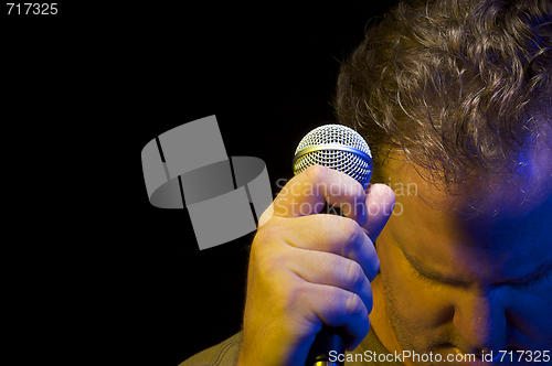 Image of Passionate Vocalist & Microphone