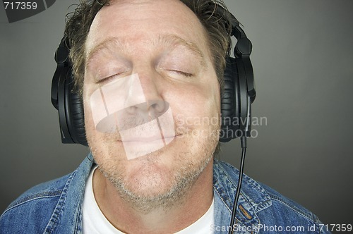 Image of Man Wearing Headphones