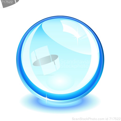 Image of Blue crystal ball