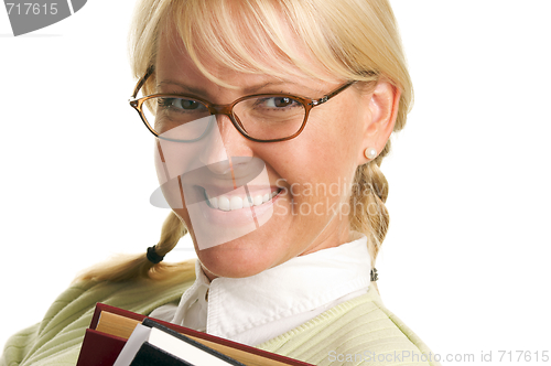 Image of Attractive Student Carrying Her Books