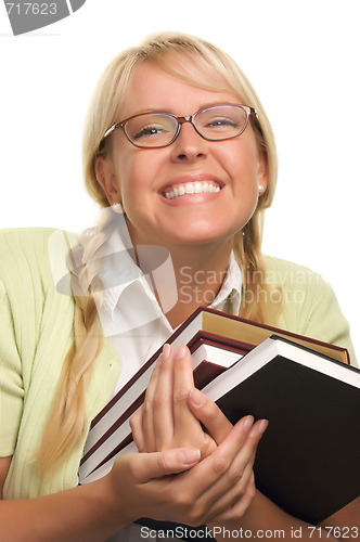 Image of Attractive Student Carrying Her Books