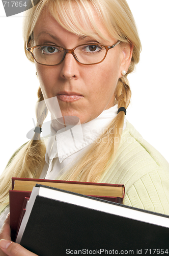 Image of Attractive Student Carrying Her Books