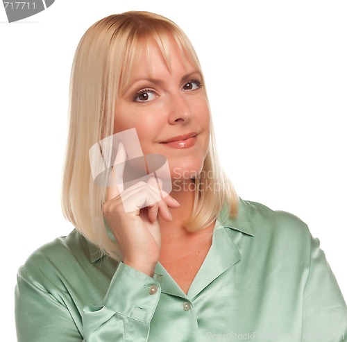 Image of Attractive Blonde Woman