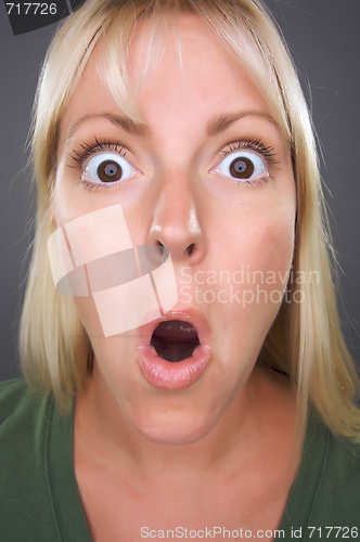 Image of Shocked Blond Woman 