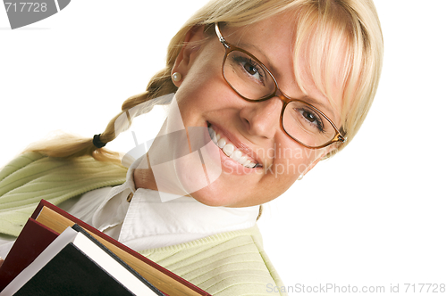 Image of Attractive Student Carrying Her Books