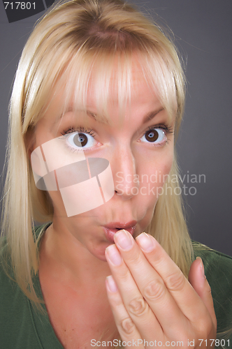 Image of Shocked Blond Woman