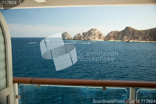 Image of Balcony View on Cruise Ship, Mexico