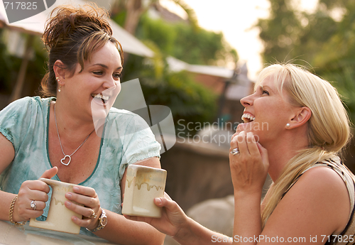 Image of Girlfriends Enjoy A Conversation