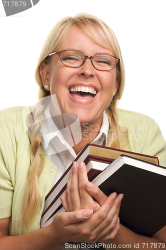 Image of Attractive Student Carrying Her Books