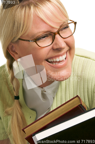 Image of Attractive Student Carrying Her Books