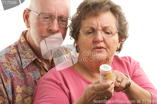 Image of Senior Couple with Prescription Bottle