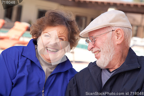 Image of Happy Senior Adult Couple
