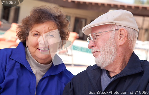 Image of Happy Senior Adult Couple