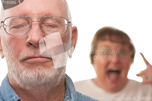 Image of Senior Couple in an Argument