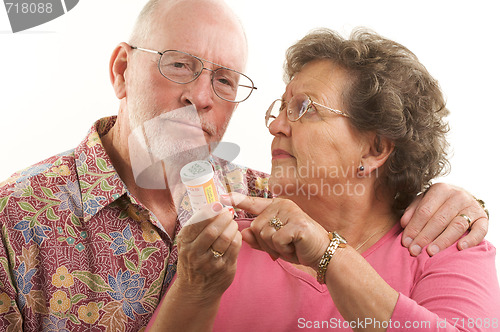 Image of Senior Couple with Prescription Bottle