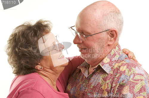 Image of Happy Senior Couple Dancing