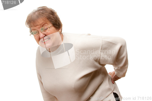 Image of Senior Woman with Backache