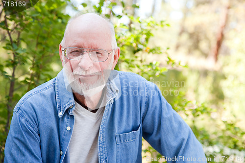 Image of Handsome Senior Man Portrait