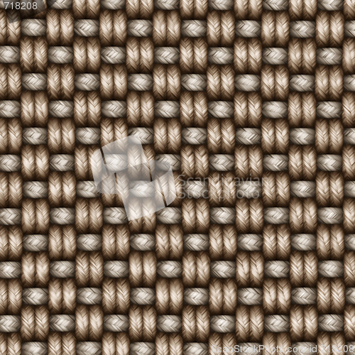 Image of woven rope background