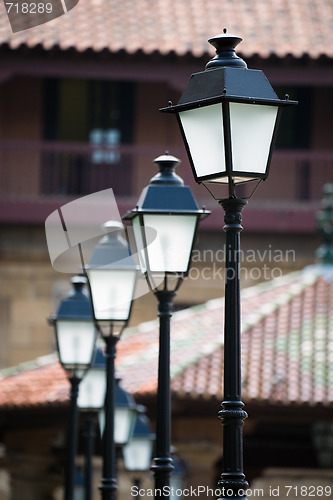 Image of Ancient lampposts