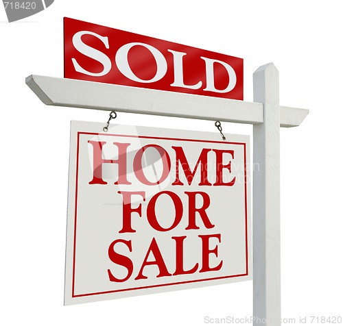 Image of Sold Home For Sale Real Estate Sign