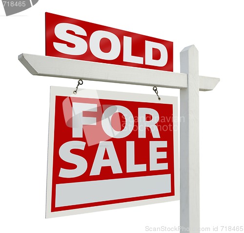 Image of Sold Home For Sale Real Estate Sign