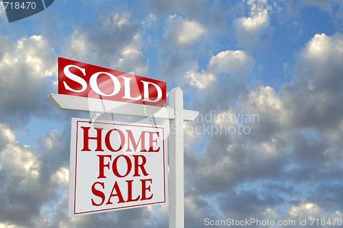 Image of Sold Home For Sale Sign
