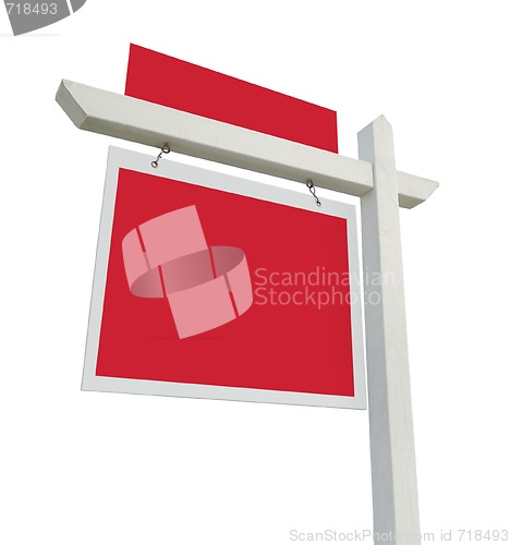 Image of Blank Real Estate Sign