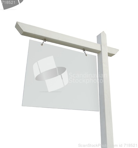 Image of Blank Real Estate Sign