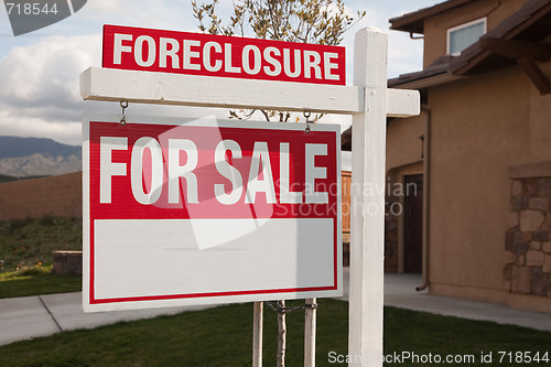 Image of Foreclosure For Sale Real Estate Sign