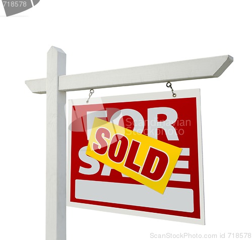 Image of Sold Home For Sale Real Estate Sign