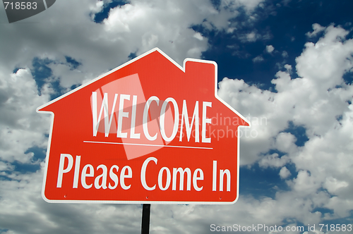 Image of Welcome, Please Come In Sign