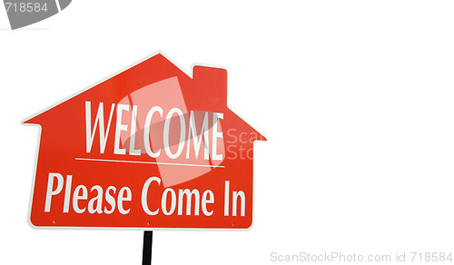 Image of Welcome, Please Come In Sign