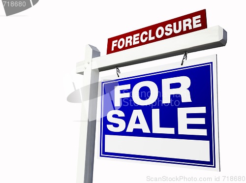 Image of Foreclosure For Sale Real Estate Sign