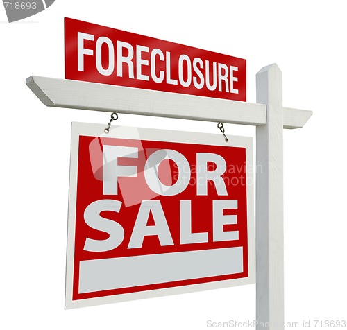 Image of Foreclosure Home For Sale Real Estate Sign