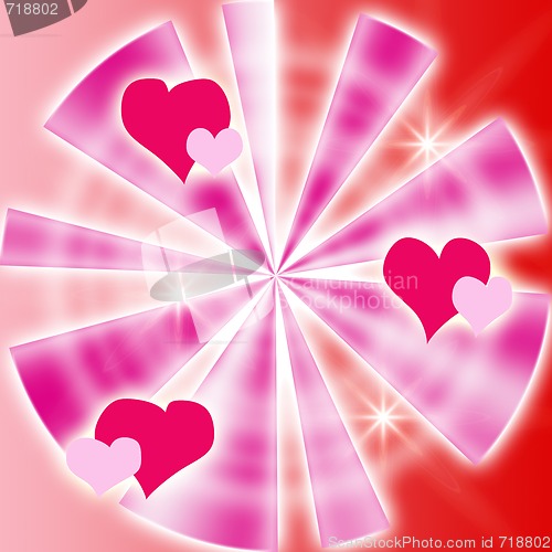 Image of bacground with hearts