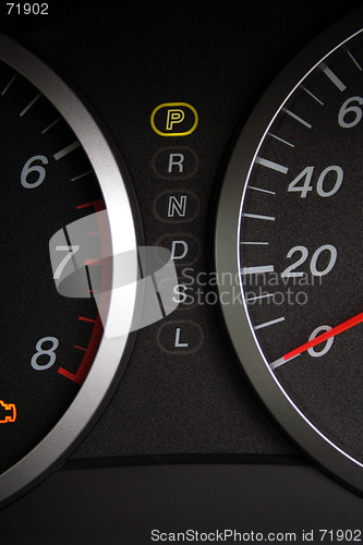 Image of Speedometer detail