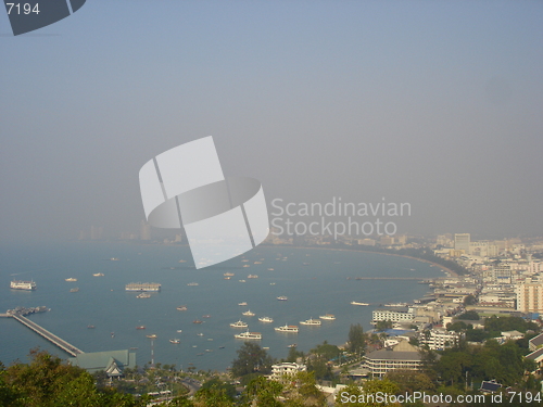 Image of Coastline of Pattaya in Thailand