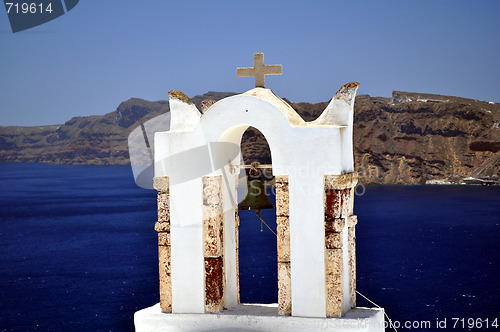 Image of Church in Santorini 